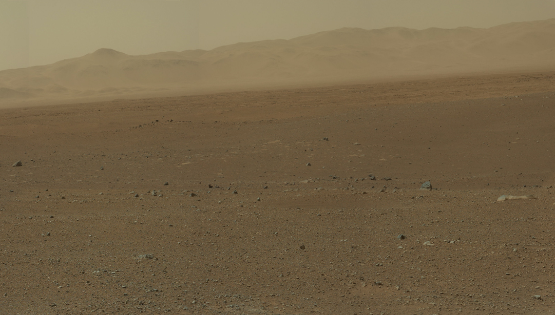 Фото поверхности Марса, сделанное марсоходом Curiosity