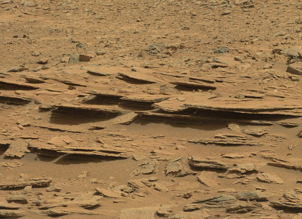 Марс, каменные пластины
